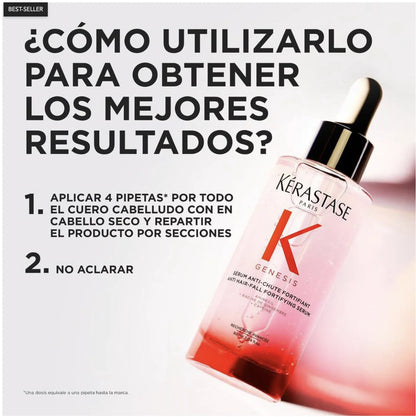 Kérastase Genesis Sérum Anticaída Fortificante 30 ml – Cabello Fino y Frágil