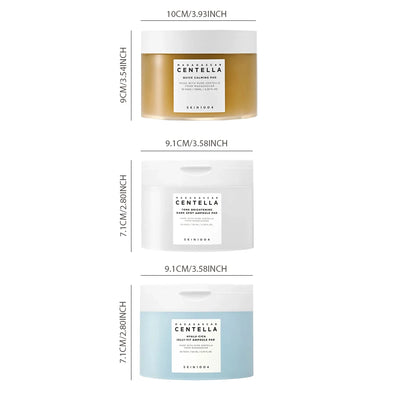 SKIN1004 Madagascar Centella Pad – Textura Empapada en Esencia – Luminosidad, Hidratación Intensa – Cosmética Coreana