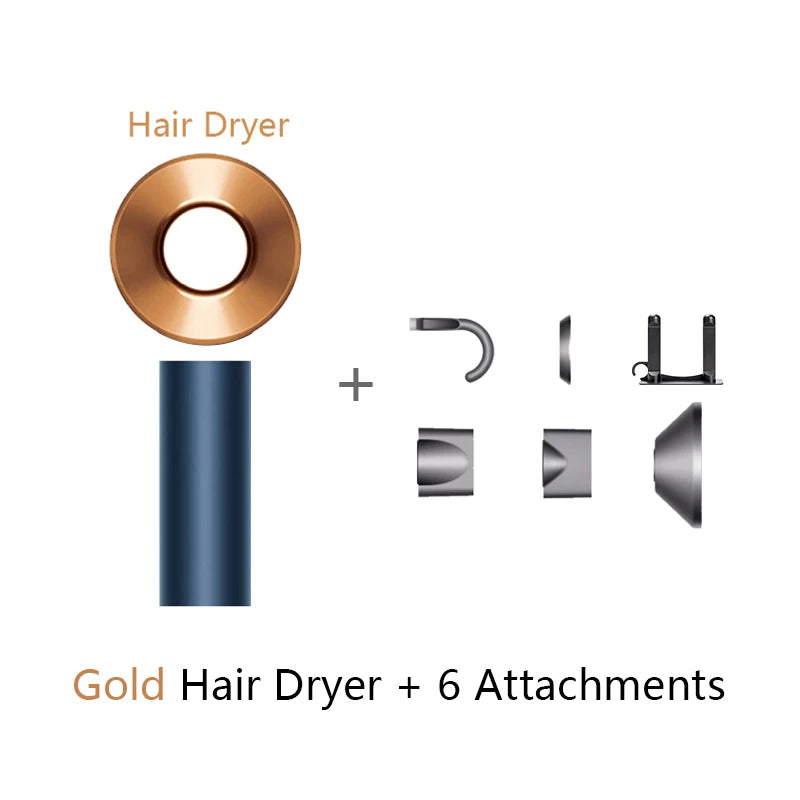 Secador de Pelo Iónico 5 en 1 con Difusor para Rizos – Profesional Eléctrico – Tecnología Iónica Superior – Para Mujer