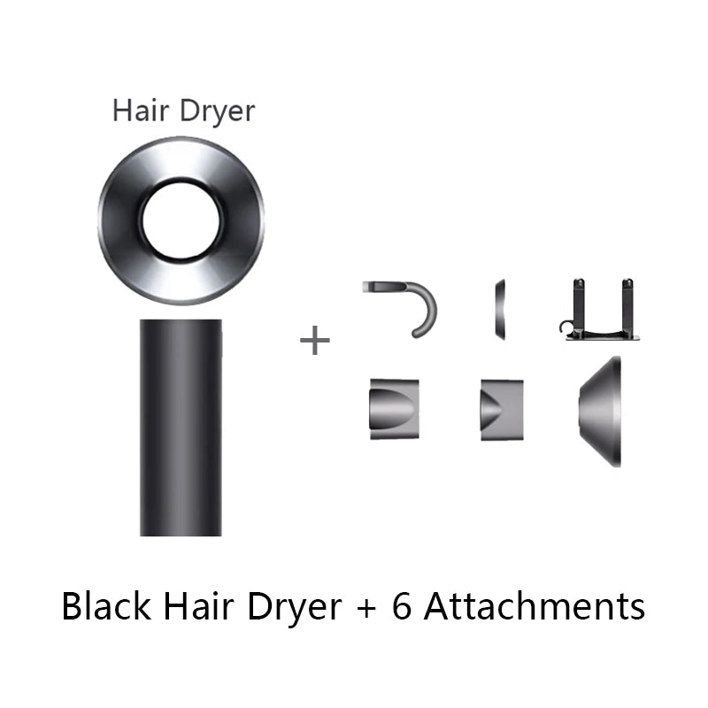 Secador de Pelo Iónico 5 en 1 con Difusor para Rizos – Profesional Eléctrico – Tecnología Iónica Superior – Para Mujer