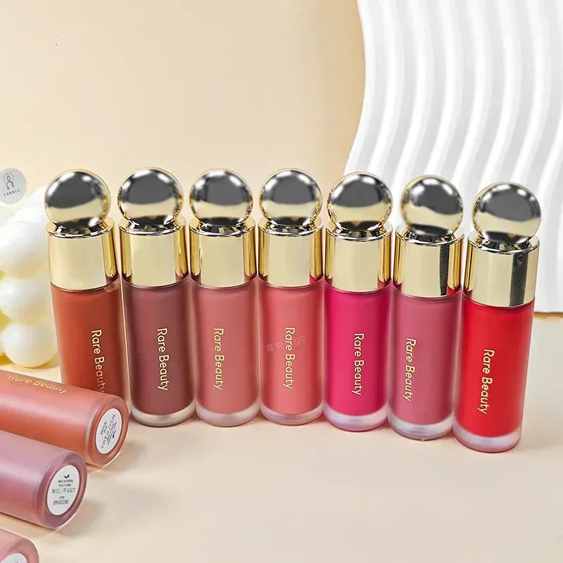 Brillo de Labios Líquido Voluminizador e Hidratante, Glaze Nutritivo con Color, Colorete y Cosméticos de Maquillaje