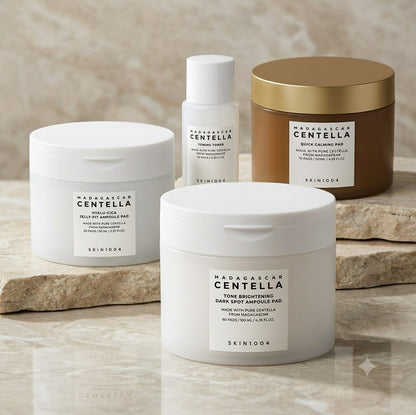 SKIN1004 Madagascar Centella Pad – Textura Empapada en Esencia – Luminosidad, Hidratación Intensa – Cosmética Coreana