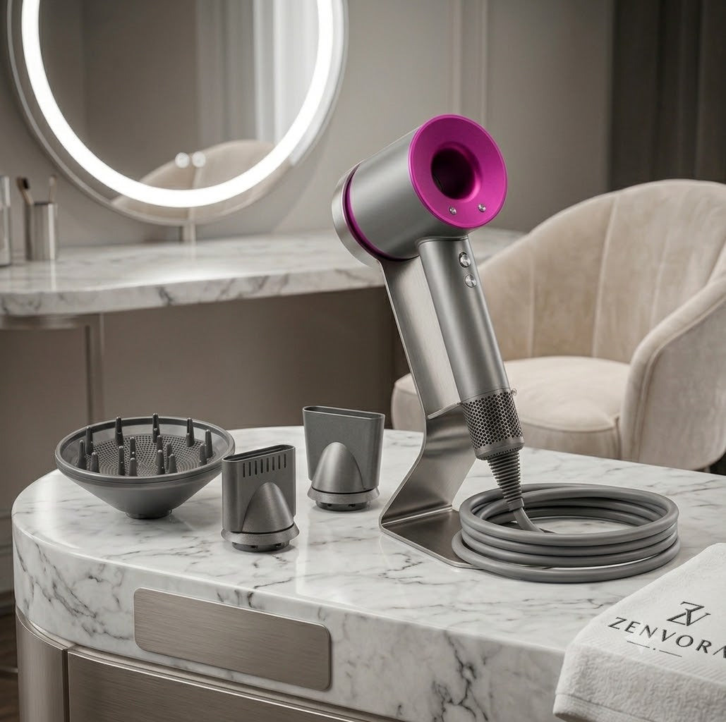 Secador de Pelo Iónico 5 en 1 con Difusor para Rizos – Profesional Eléctrico – Tecnología Iónica Superior – Para Mujer
